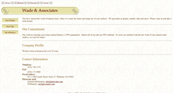 Desktop Screenshot of dalewade.com